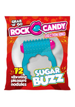 Load image into Gallery viewer, Rock Candy Sugar Buzz Vibrating Cock Ring - Blue