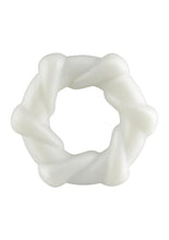 Load image into Gallery viewer, Rock Candy Taffy Twist Cock Ring - White