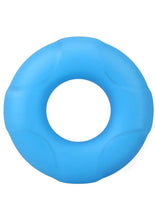 Load image into Gallery viewer, Rock Solid Lifesaver Glow In The Dark Silicone Cock Ring - Blue/Glow In The Dark