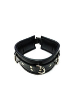 Load image into Gallery viewer, Rouge 3 D-Ring Padded Leather Adjustable Collar