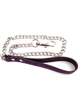 Load image into Gallery viewer, Rouge Leather Lead Chain - Purple