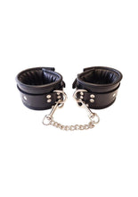 Load image into Gallery viewer, Rouge Padded Leather Adjustable Wrist Cuffs