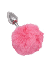 Load image into Gallery viewer, Running Wild Faux Fur Bunny Tail and Metallic Anal Plug