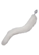 Load image into Gallery viewer, Running Wild Faux Fur Tail and Metallic Anal Plug