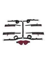 Load image into Gallery viewer, Saffron Under The Bed Restriant System - Black/Red