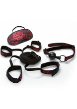 Load image into Gallery viewer, Scandal Bed Restraint Kit - Black/Red