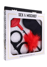 Load image into Gallery viewer, Sex and Mischief Ex's Andamp; Oh's Kiss Kit - Black/Red