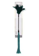 Load image into Gallery viewer, Sex and Mischief Indica Feather Tickler - Green