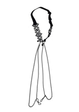 Load image into Gallery viewer, Sex and Mischief Lace Collar with Nipple Ties - Black
