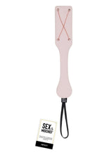 Load image into Gallery viewer, Sex and Mischief Peaches N Creame Chain Impressions Paddle - Rose Gold