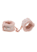 Load image into Gallery viewer, Sex and Mischief Peaches N Creame Fur Handcuffs