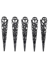 Load image into Gallery viewer, Sex and Mischief Sensory Fingertips - Black/Metal