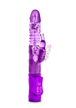 Load image into Gallery viewer, Sexy Things Butterfly Thruster Mini Rabbit Vibrator - Purple