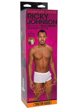 Load image into Gallery viewer, Signature Cocks Ricky Johnson Dildo - Chocolate - 10in