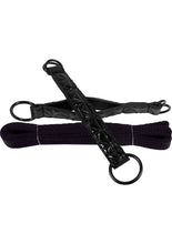 Load image into Gallery viewer, Sinful Vinyl Bed Restraint Straps Kit - Black