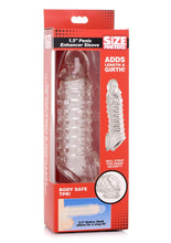 Load image into Gallery viewer, Size Matters Penis Enhancer Sleeve - Clear - 1.5in