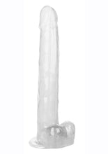 Load image into Gallery viewer, Size Queen Dildo with Balls - Clear - 12in