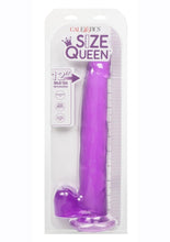 Load image into Gallery viewer, Size Queen Dildo with Balls - Purple - 12in