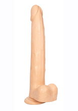 Load image into Gallery viewer, Size Queen Dildo with Balls - Vanilla - 12in