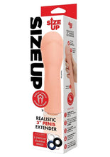 Load image into Gallery viewer, Size Up Extra Realistic Penis Extender - Vanilla - 3in
