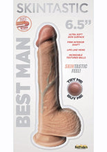 Load image into Gallery viewer, Skintastic So Vein Realistic Dildo with Balls Waterproof - Vanilla - 6.5in