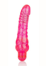 Load image into Gallery viewer, Sparkle Glitter Jack Vibrator Waterproof - Pink - 5.75in