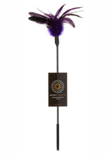 Load image into Gallery viewer, Sportsheets Starburst Feather Tickler - Purple/Violet
