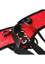 Load image into Gallery viewer, Sportsheets Sunrice Lace Corsette Strap-On Adjustable Harness