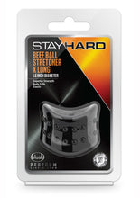 Load image into Gallery viewer, Stay Hard Beef Ball Stretcher X Long - Black