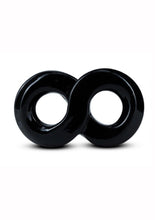 Load image into Gallery viewer, Stay Hard Cock Ring and Ball Strap - Black