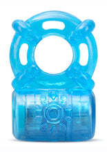 Load image into Gallery viewer, Stay Hard Rechargeable 5 Function Cock Ring - Blue