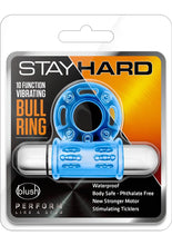 Load image into Gallery viewer, Stay Hard Vibrating Bull Ring - Blue