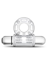 Load image into Gallery viewer, Stay Hard Vibrating Mega Bull Cock Ring - Clear