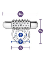 Load image into Gallery viewer, Stay Hard Vibrating Super Clitifier Cock Ring with Bullet
