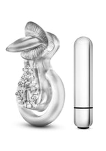 Load image into Gallery viewer, Stay Hard Vibrating Tongue Ring - Clear/Silver