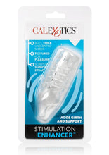 Load image into Gallery viewer, Stimulation Enhancer Textured Penis Sleeve - Clear - 4.25in