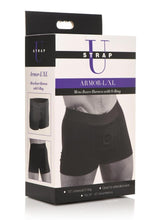 Load image into Gallery viewer, Strap U Armor Mens Boxer Harness with O-Ring - Black - Large/XLarge