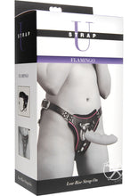 Load image into Gallery viewer, Strap U Flamingo Low Rise Strap-On - Black/Pink