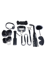 Load image into Gallery viewer, Strict Deluxe 10 Piece Bondage - Black - Set