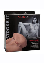 Load image into Gallery viewer, Stroke It Life-Size Pussy Masturbator - Chocolate
