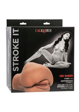 Load image into Gallery viewer, Stroke It Side Banger - Pussy and Ass - Chocolate