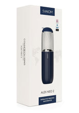 Load image into Gallery viewer, Svakom Alex Neo 2 Interactive Thrusting Rechargeable Masturbator - Black/Clear