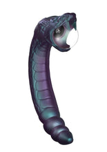 Load image into Gallery viewer, Temptasia Rattle Snake Rechargeable Vibrator - Dark Millenia - Purple