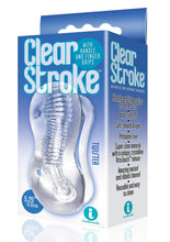 Load image into Gallery viewer, The 9's - Clear Stroke Twister Masturbator - Clear - 5.25in