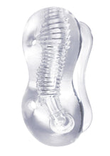 Load image into Gallery viewer, The 9's - Clear Stroke Twister Masturbator - Clear - 5.25in