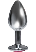 Load image into Gallery viewer, The 9's - The Silver Starter Bejeweled Stainless Steel Plug - Pink