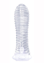 Load image into Gallery viewer, The 9's - Vibrating Sextenders, Ribbed - Clear