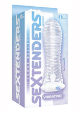 Load image into Gallery viewer, The 9's - Vibrating Sextenders, Ribbed - Clear