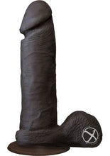 Load image into Gallery viewer, The Realistic Cock Ultraskyn Dildo - Black/Chocolate - 6in