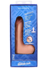 Load image into Gallery viewer, The Realistic Cock with Balls Ultraskyn Removable Vac-U-Lock Suction Cup - Vanilla - 7in